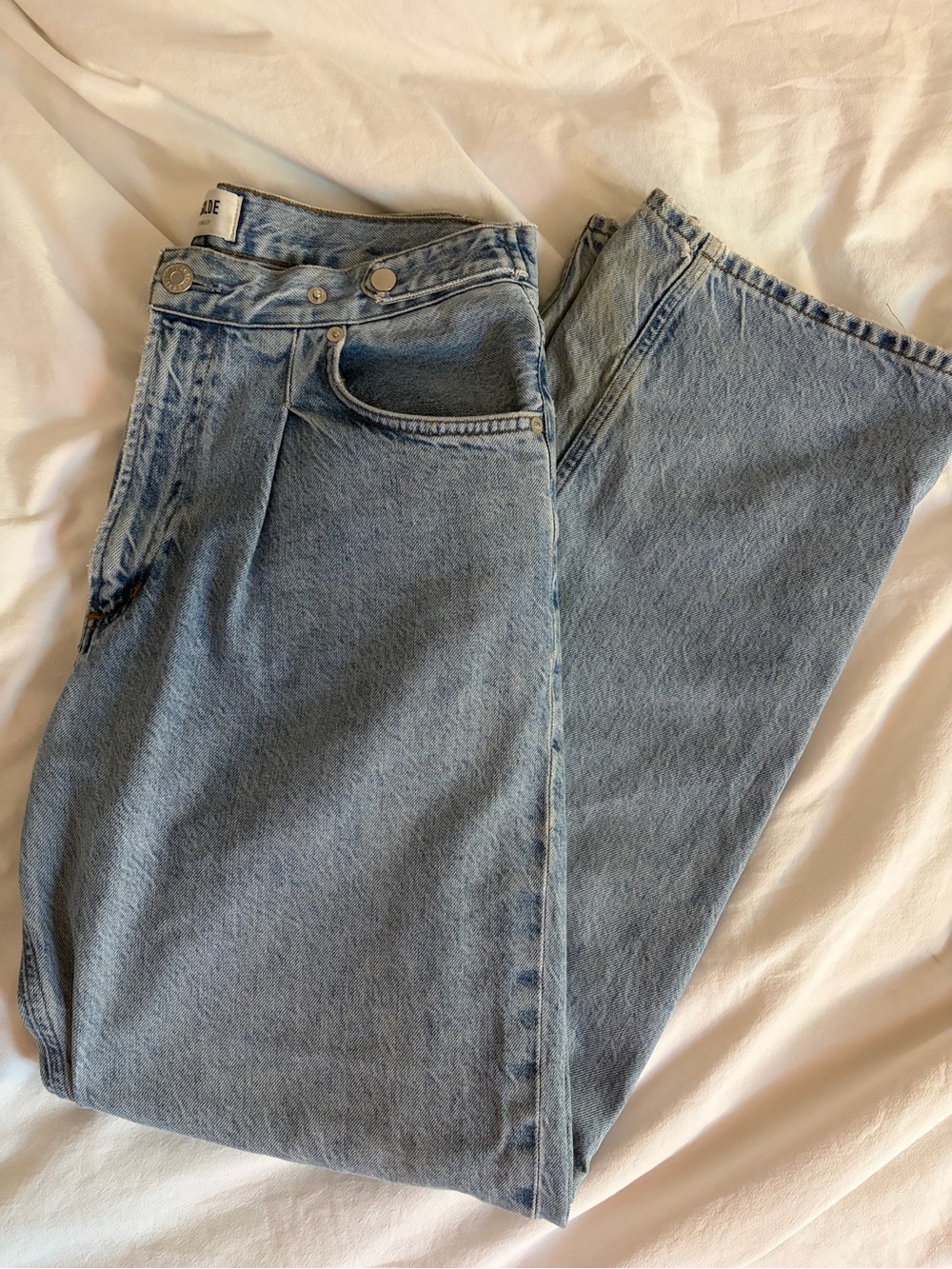 AGOLDE light Blue Relaxed Fit Jeans - Picture 3 of 3